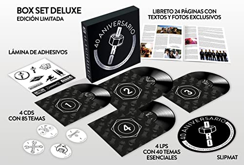 Varios Artistas DRO - 40 aniversario Box Deluxe (4 LP + 4 CD) [Vinilo]