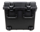 PELI Storm IM3075 Contenedor de Transporte Robusto con Ruedas para Equipos frágiles Profesionales, Resistente al Agua, 181L de Capacidad, Fabricado en EE.UU., con Espuma Personalizable, Color Negro