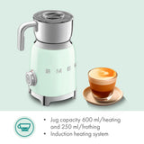 Smeg MFF11PGEU milk frother 50`s Style pastellgrün