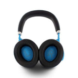 Powerade 480189 ANC - Auriculares de Diadema con reducción de Ruido (Bluetooth apTX, Baja latencia y Manos Libres Integrado, autonomía de 24 Horas), Color Negro y Azul