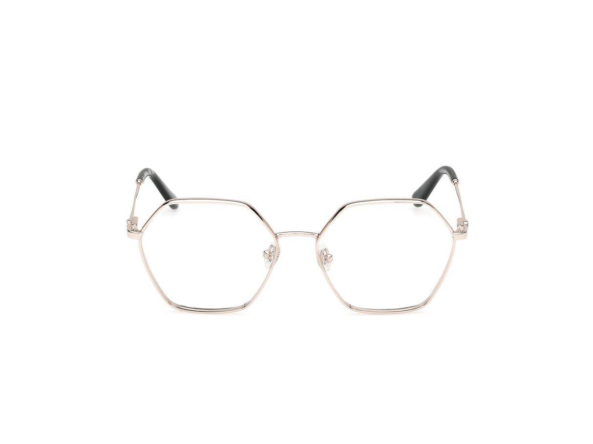 GUESS Gu50184 Marcos para Gafas recetadas, 033 Shiny Pale Gold, 56/16/140 para Mujer