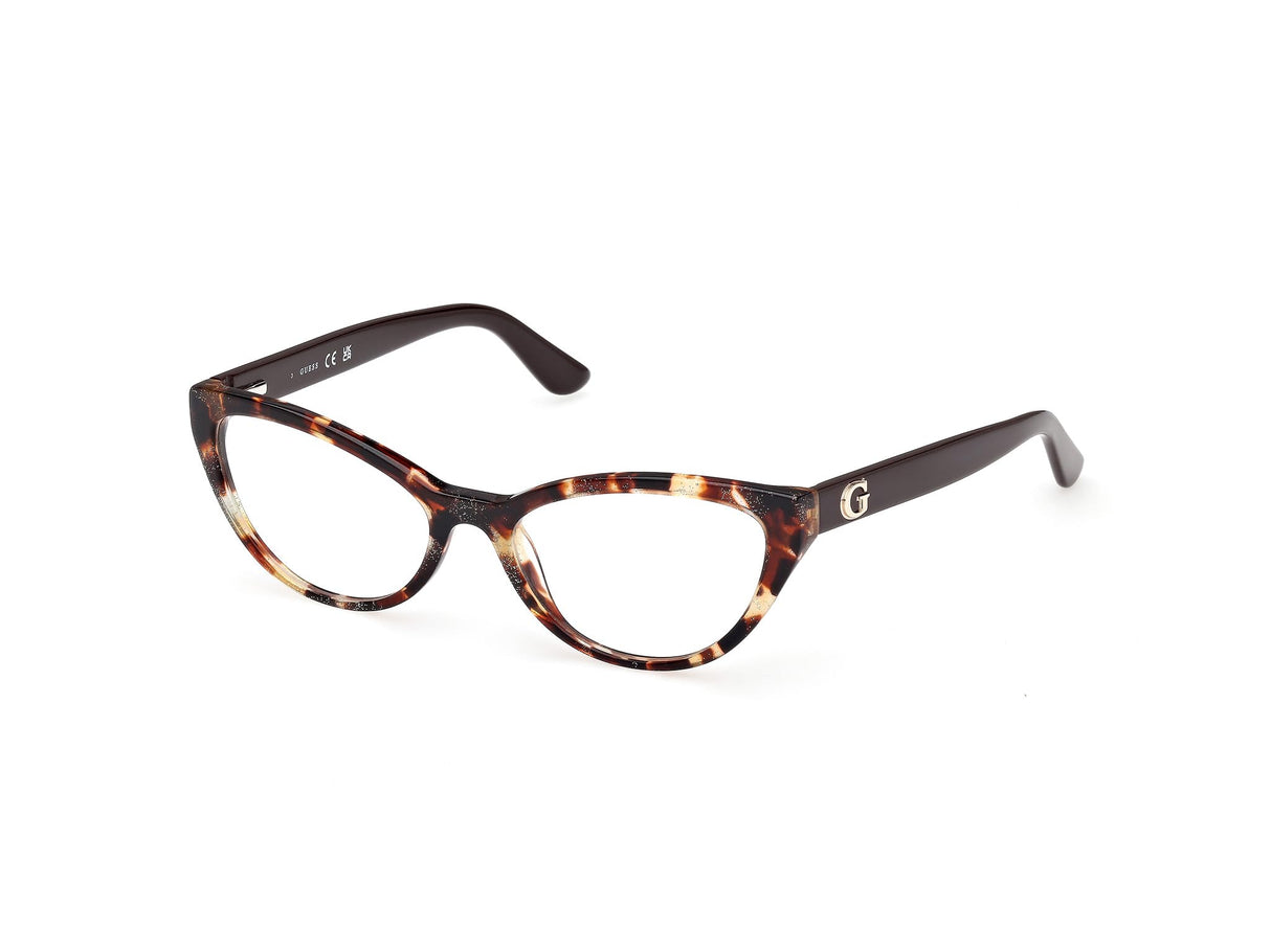 GUESS Gu50236 Marcos para Gafas recetadas, 052 Dark Havana, 54/17/140 para Mujer