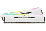 Corsair Memoria de escritorio VENGEANCE RGB PRO SL de 16 GB (2 x 8 GB) DDR4 3600 (PC4-28800) C18 de 1,35 V, blanco y negro