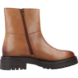 Geox D Iridea C, Bota de Tobillo Mujer, coñac, 36 EU