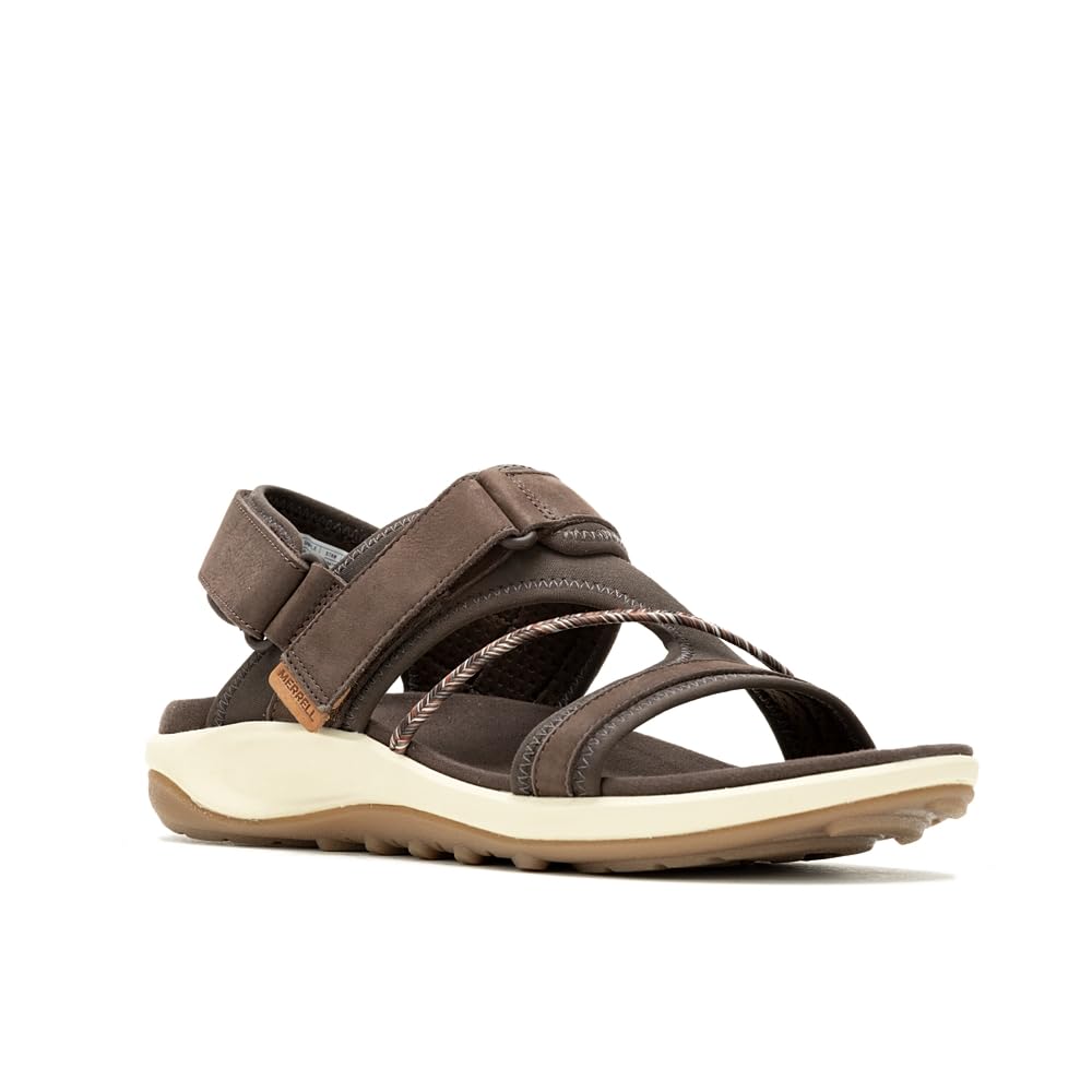 Merrell Terran 4-Correa Trasera, Sandalia Mujer, marrón, 38 EU