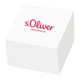 s.Oliver Reloj Analógico para Mujeres de Ciudadano Miyota con Correa en Cuero 2040105