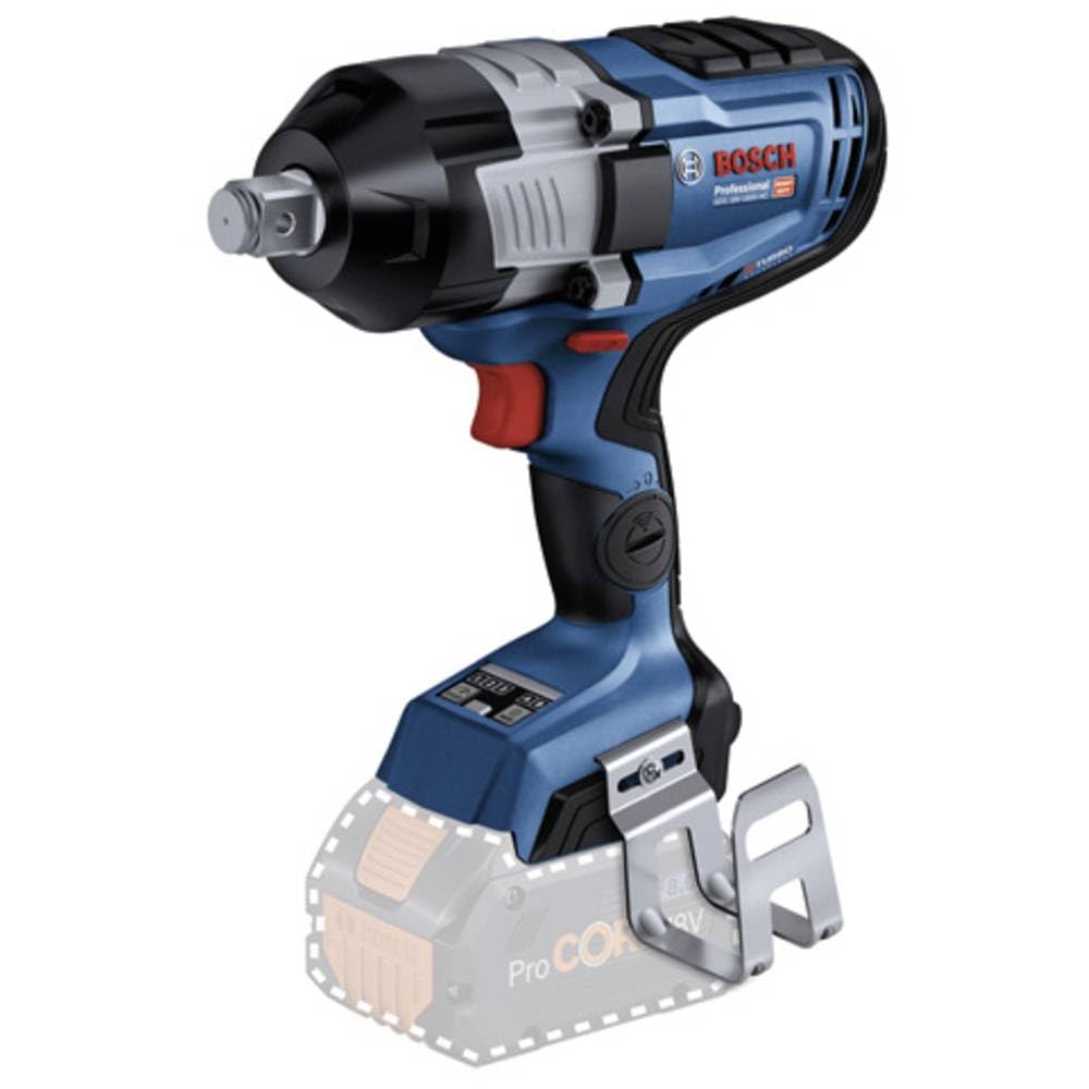 Bosch Professional BITURBO atornillador de impacto a batería GDS 18V-1600 HC (llave de 3/4”, par de apriete 1600 Nm y par de arranque 2200 Nm, gancho para escalera, sin baterías ni cargador)