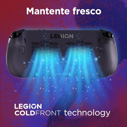 Lenovo Legion Go S - Consola Portátil Gaming 8" WUXGA (AMD Ryzen Z1 Extreme, 16 GB RAM, 1 TB SSD, AMD Radeon Graphics, 120 Hz, Wi-Fi 6E, SteamOS en Español) – Violeta Oscuro