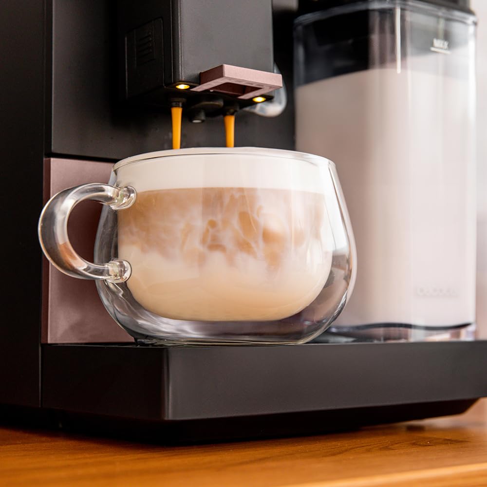 Cecotec Cafetera Superautomática Compacta con Wifi Cremmaet Compactccino Connected Black Rose. 1350W, 19 Bares, Pantalla TFT y APP, Molinillo, Tanque de Leche 400ml y 1L de Agua