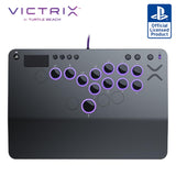 Turtle Beach Victrix Pro KO Leverless All Button Fight Stick for PlayStation 5, Officially Licensed PS5|PS4, Windows 10/11 PC, Customizable eSports Tournament Ready Controller, Gray
