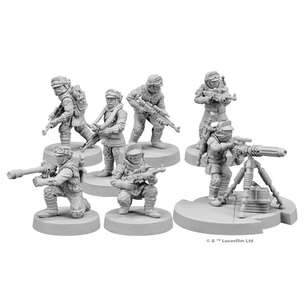 Star Wars - Atomic Mass Games Star Wars Legion - Defensores de la Base Eco - Juego de Miniaturas en Español, SWL122ES