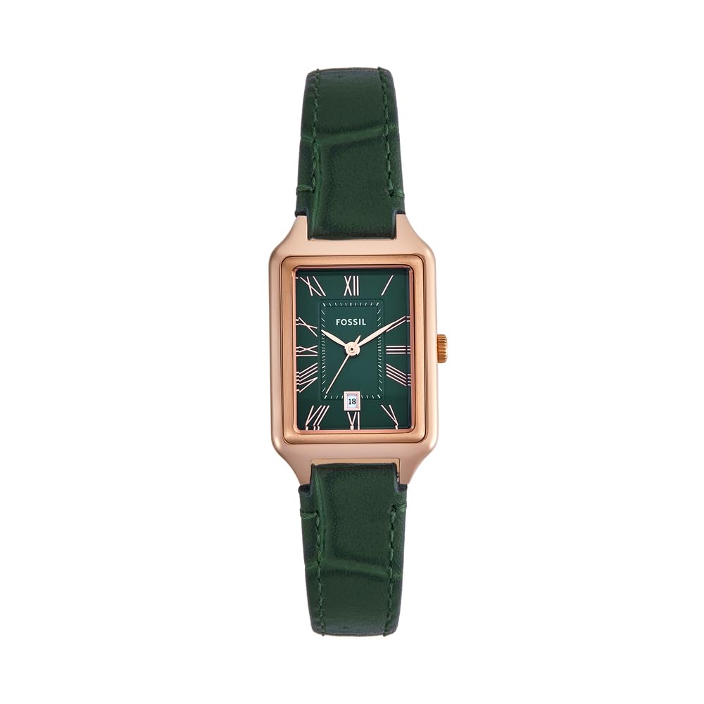 Fossil Reloj Analógico para Mujeres de Cuarzo con Correa en Cuero ES5366