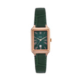 Fossil Reloj Analógico para Mujeres de Cuarzo con Correa en Cuero ES5366