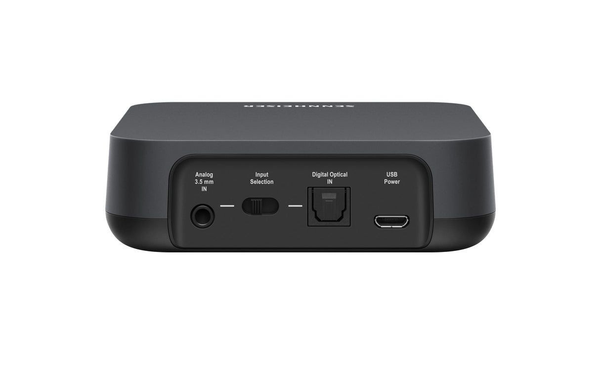 Sennheiser Transmisor de audio Bluetooth 508258 BT T100 para Hi-Fi o entretenimiento en el hogar Negro