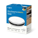 Tapo RV20 MAX White Robot Aspirador, Blanco, 4 en 1, 5300Pa, navegación LiDAR, Solo 83 mm de Altura para Limpiar Debajo de sofás, Compatible Alexa y Google, integración Total