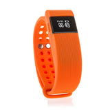 DAM DMS007 - Brazalete Inteligente AK-A19C con Monitor cardiaco, Color Naranja