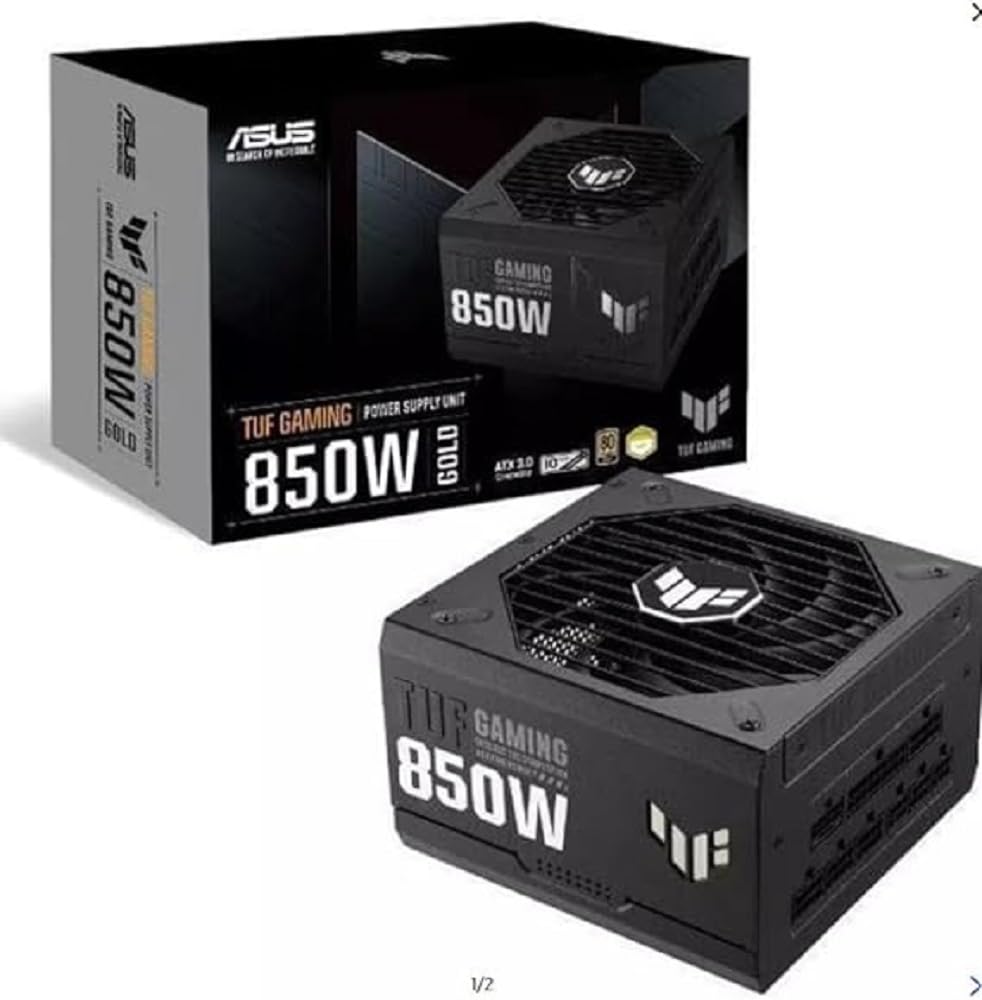 Maitinimo altinisASUS850 WEfficiency 80 Plus GOLDPFC ActiveTUFGAMING850G