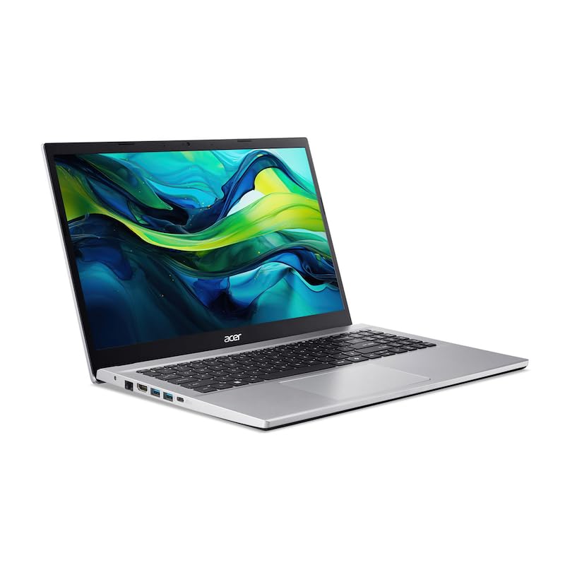 acer Aspire 14 AI Copilot+ PC A14-61M, Ordenador Portátil 14" WUXGA OLED (AMD Ryzen AI 5 330, 16 GB RAM, 512 GB SSD, AMD Radeon Graphics, Windows 11 Home), Color Plata, Teclado QWERTY Español
