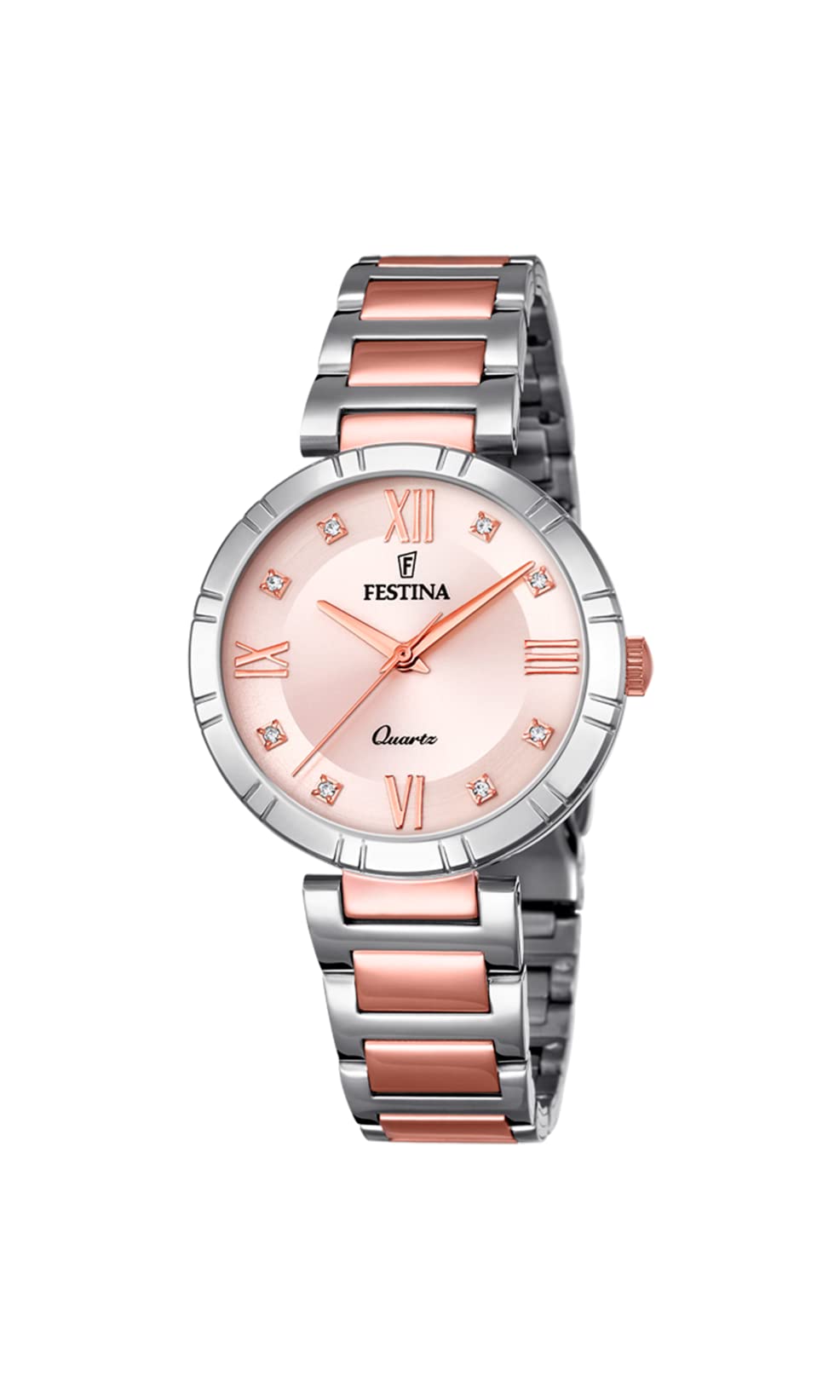 FESTINA Reloj Analógico para Mujer de Cuarzo con Correa en Acero Inoxidable F16937/E