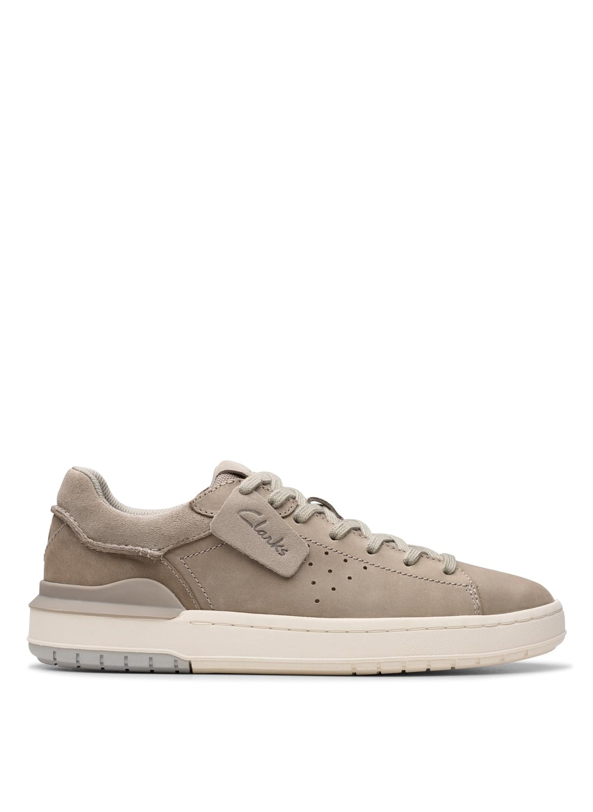 Clarks Courtlite2 Run, Zapatillas Hombre, Grey Nubuck, 47 EU