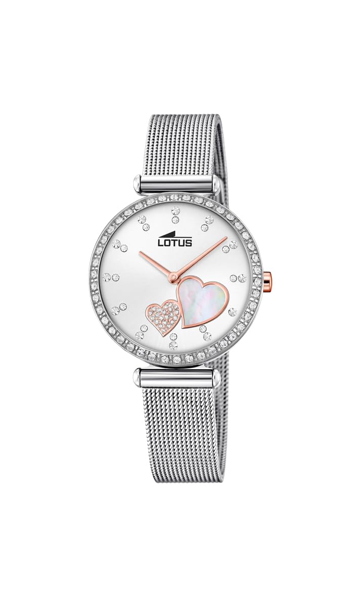 Lotus Reloj Analógico para Mujer de Cuarzo con Correa en Acero Inoxidable 18616/1