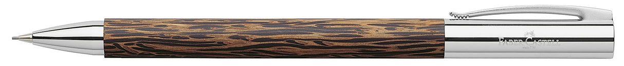 Faber-Castell 138150 - Portaminas con Cuerpo en Madera de Coco de Color Marron - Mina de 0.7 mm - Graduación B