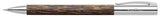 Faber-Castell 138150 - Portaminas con Cuerpo en Madera de Coco de Color Marron - Mina de 0.7 mm - Graduación B