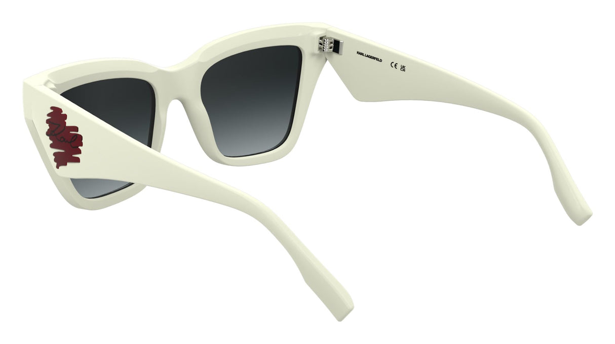 KARL LAGERFELD KL6184S Gafas, White, 53-140-19 Unisex Adulto