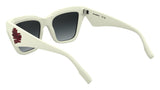 KARL LAGERFELD KL6184S Gafas, White, 53-140-19 Unisex Adulto