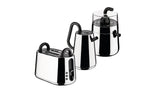 Alessi Toru NE01 B, Hervidor Eléctrico de Diseño, en Acero Inoxidable 18/10 y Resina Termoplástica, Enchufe Europeo, 2400 W, 170 cl, Negro