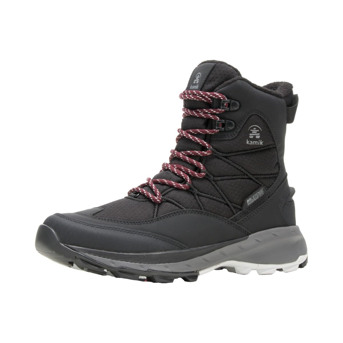 Kamik Trekice, Zapatos de Senderismo Mujer, Black Blk, 37 EU