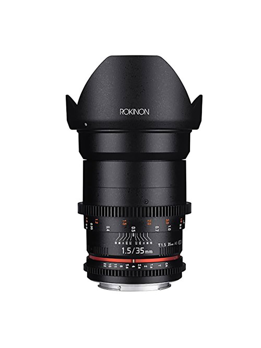 Rokinon Cine DS Objetivo Gran Angular para Fotos Completas, 35 mm, T1.5, AS, IF, UMC, para Canon EF