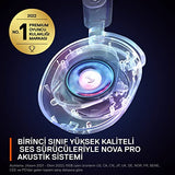 SteelSeries Arctis Nova Pro - Cascos Gaming Con Cable Multisistema - Audio alta res - Audio espacio 360° - GameDAC Gen 2 - Micro ClearCast Gen 2 - PC, PS5, PS4, Switch 2