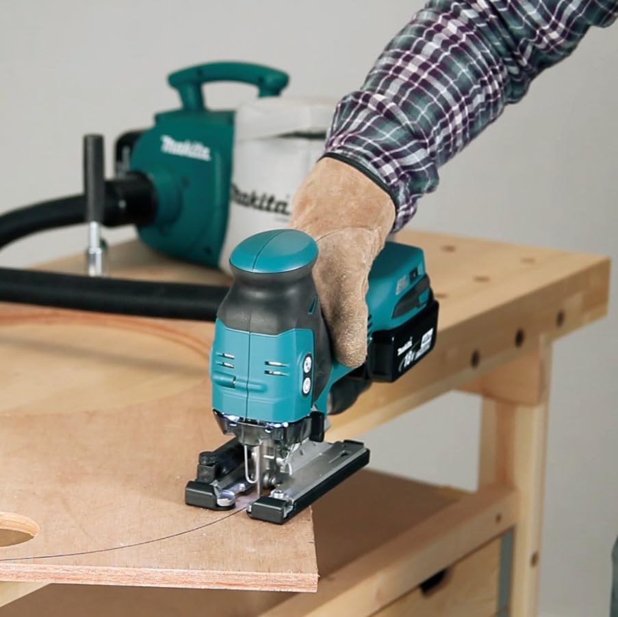 Makita DJV181Z DJV181Z-Caladora bl 18v lxt con pomo, 390 W, 18 V, Negro
