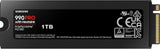 SAMSUNG SSD Interno 990 PRO 1TB PCIe 4.0 (hasta 7,450MB/s) NVMe M.2 (2280) (MZ-V9P1T0CW)