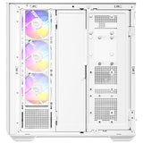 Antec C7 ARGB Blanco, Soporte de GPU RTX 40, 4 Ventiladores ARGB PWM de 120 mm incluidos, refrigeración Vertical, Tipo C de 10 Gbps, Paneles Frontales y Laterales de Vidrio Templado Continuo