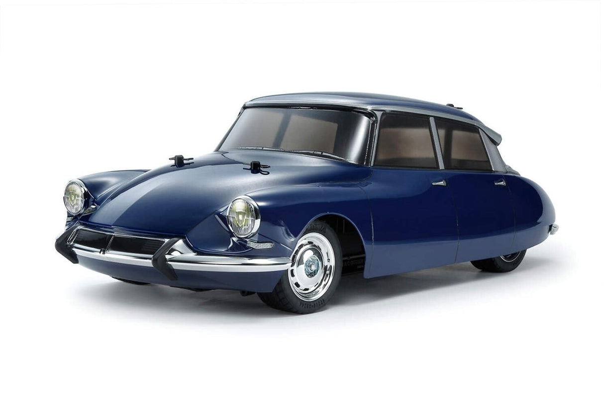 Tamiya 58734 1:10 RC Citroen DS MB-01 - Coche teledirigido, vehículo, modelismo, Montaje, Hobby, Kit RC, sin Pintar