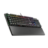 NEWSKILL Serike V2 Teclado mecánico Full Layout RGB con switches Hot-Swap lineales, Estructura metálica y reposamuñecas magnético español Negro