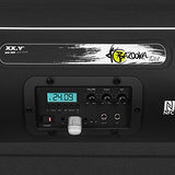 XX. Y P de 137j Altavoz Bluetooth Boom Box (NFC) con Radio FM Integrado, Entrada de batería/Audio para micrófono/Instrumento Musical/Reproductor MP3/Puerto USB Negro