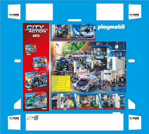 PLAYMOBIL 6872 – Policía de Central de Comando con prisión