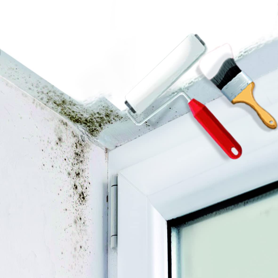 fischer - Pintura Antihumedad y Antimoho | Aislante Térmico y Antimoho | Uso Interior y Exterior | Alta Elasticidad y Repintable | Secado Rápido | 15L | Blanco