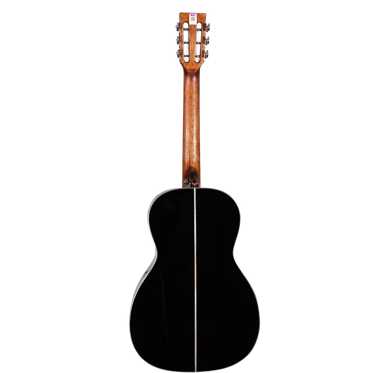 Tyma-P18E - Guitarra de cuerdas de acero con pastilla integrada (incluye funda)