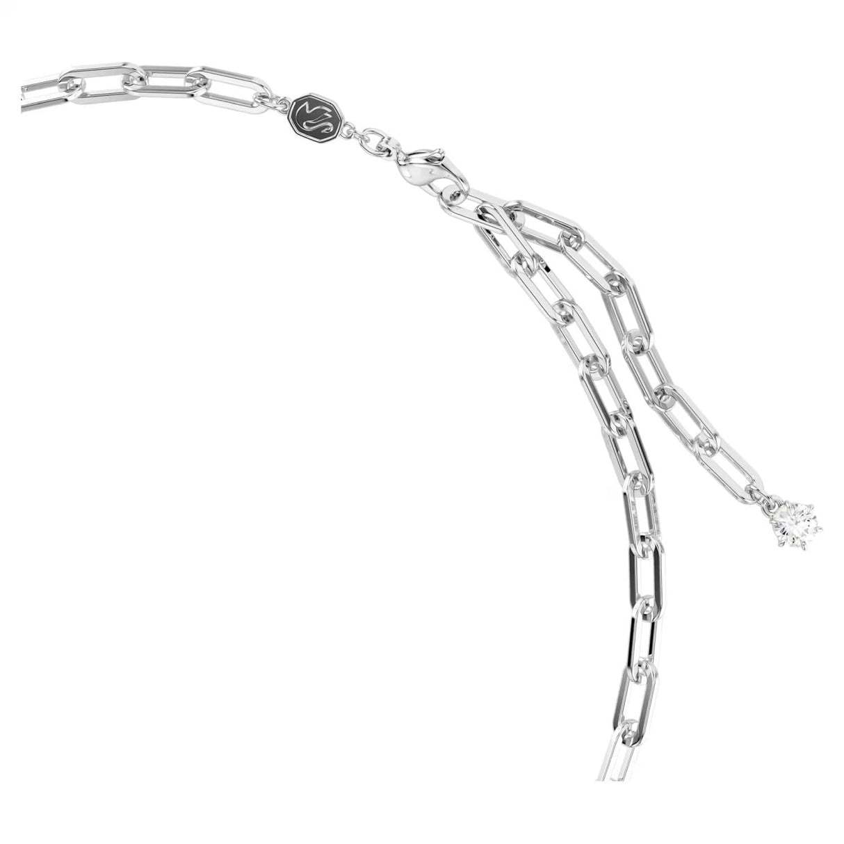 Swarovski Collar Constella, Blanco, Baño de rodio