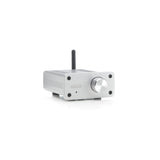Mini Amplificador Bluetooth - Marmitek BoomBoom 460 - aptX - 2x 20W RMS - Entrada AUX - Conexión de Altavoz Pasivo - Control de Volumen - Carcasa de Metal - Conecta tus Altavoces Antiguos - Plateado