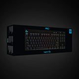 Logitech G PRO TKL Teclado Gaming Mecánico sin teclado numérico, Teclas GX-Clicky Azules, RGB LIGHTSYNC, Diseño portátil para esports, Cable Micro USB Desmontable, Disposición QWERTY US - Negro