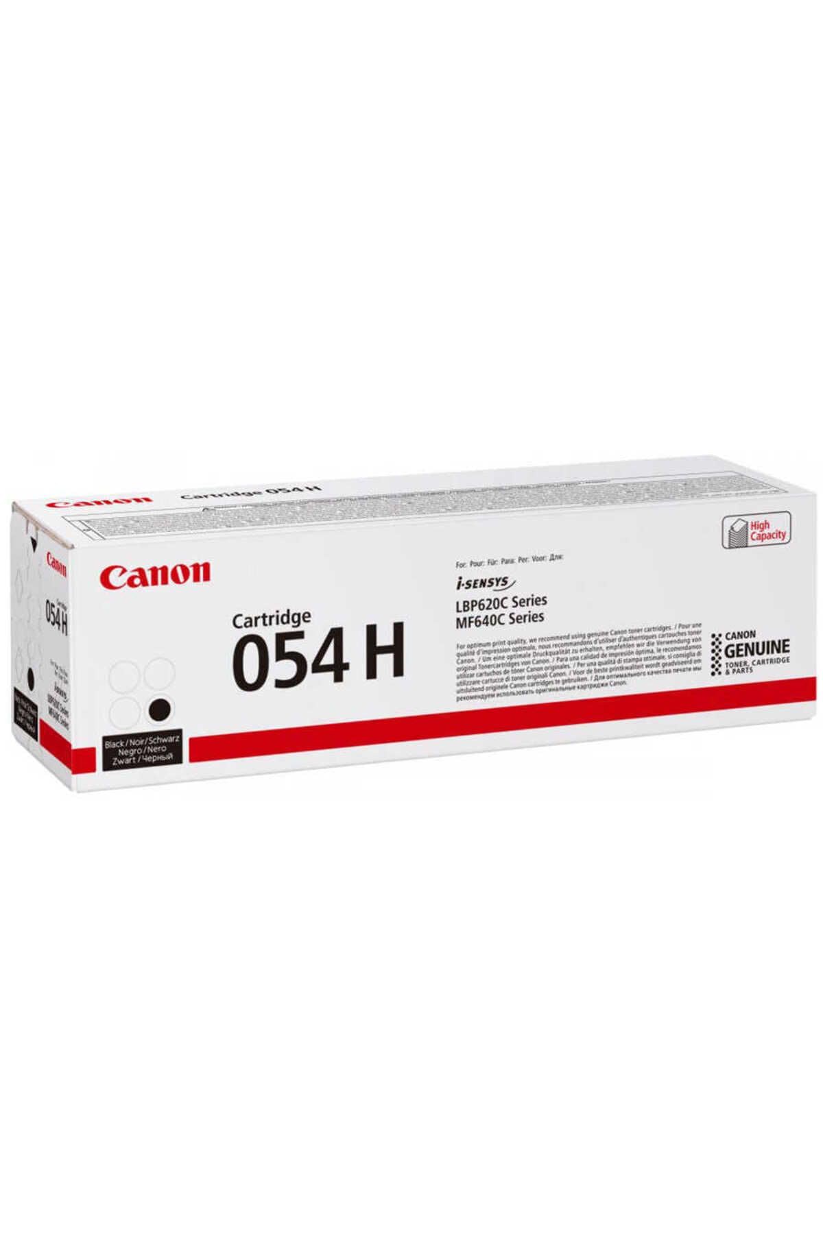 Canon 054H Original Negro 1 Pieza(S) - Tóner para Impresoras Láser (Negro, 1 Pieza(S), Alto rendimiento (XL))