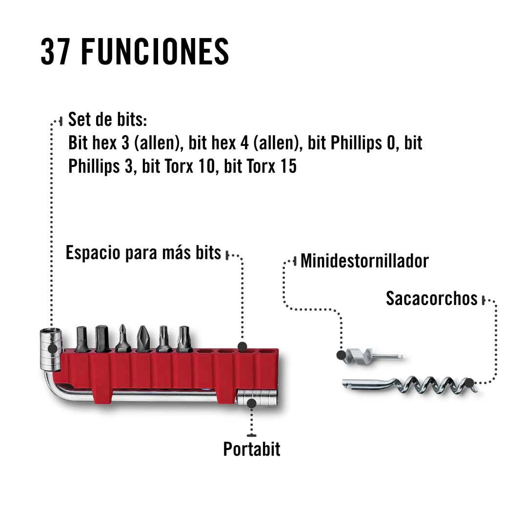 Victorinox Swisstool X Plus, Navaja multiusos suiza en Funda de Nailon