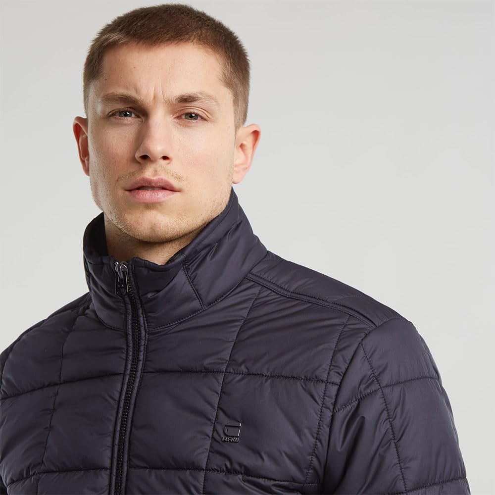 G-STAR Para Hombre Chaqueta Meefic Quilted, Negro (dk black D25369-B958-6484), L