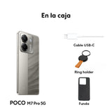 XIAOMI POCO M7 Pro 5G - Smartphone de 12+256GB, Cámara de 50 MP Sony con OIS, Pantalla AMOLED de 6,67" 120 Hz, Carga Turbo de 45W, Cargador no Incluido, Verde (Versión ES)