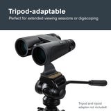 Celestron 72325 Nature DX 10x50: prismáticos para Exteriores y para observar Aves, con Revestimiento múltiple Completo y prismas BaK-4, Carcasa revestida de Goma Resistente al Agua y el vaho